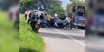 Cuatro personas, incluidos dos menores, resultan heridas en accidente en El Cerrito