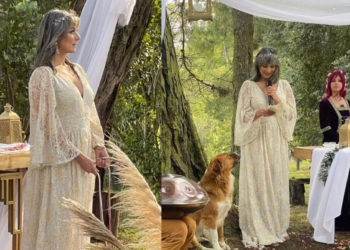 La ex presentadora Silvia Corzo sorprende al “casarse” consigo misma en una ceremonia íntima