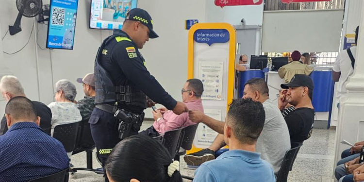 Refuerzan seguridad en la zona bancaria de Tuluá ante riesgo de fleteo y hurto