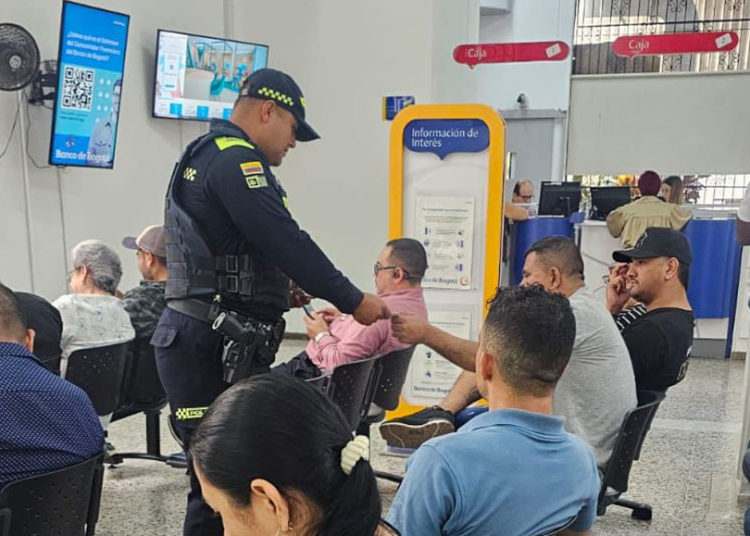 Refuerzan seguridad en la zona bancaria de Tuluá ante riesgo de fleteo y hurto