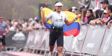 Tulueña se impone en el Ironman de Monterrey, México, y brilla en la élite femenina