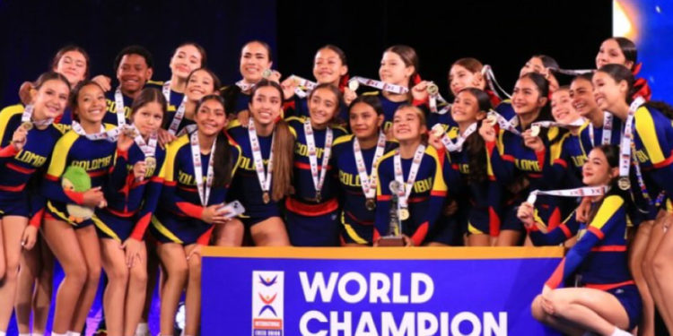 Colombia se corona campeona mundial de porrismo en competencia internacional