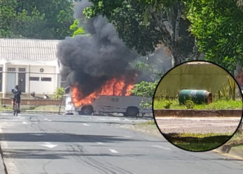 Confirman atentado con bus cargado de explosivos contra el Batallón Pichincha en Cali