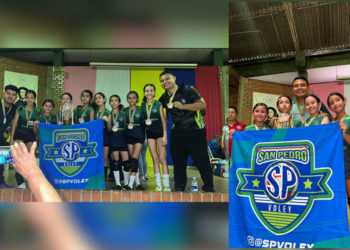 San Pedro vibra con sus campeones! SP Vóley arrasa en Cali y conquista doble título en la Copa Súpervoley