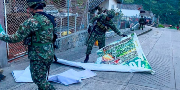 Ejército desmontó vallas de grupos armados ilegales en Jamundí y El Cerrito