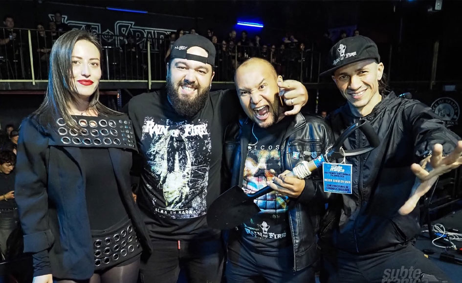 Rain Of Fire: la banda tulueña conquista por segundo año consecutivo los Premios Subterránica 2026