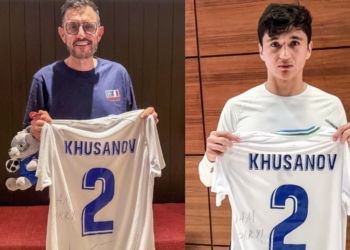 Khusanov rompió el silencio y le envió un mensaje al camarógrafo que terminó lesionado