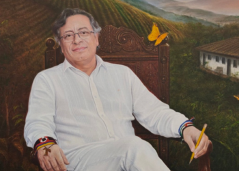 Así es el retrato oficial de Gustavo Petro que quedará en la Casa de Nariño