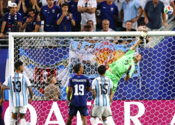 El mejor gol del Mundial fue contra Argentina