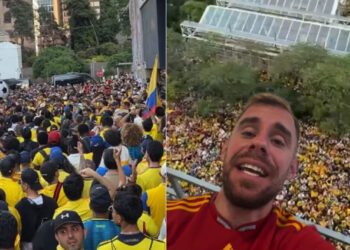 «¡Esta gente está en todo lado!»: español quedó impactado con la hinchada colombiana en Vancouver