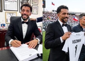 Vozinha rompió en llanto tras firmar con Colo Colo