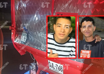 Dos jóvenes fallecieron tras accidente con dos camiones vía Buga-Tuluá