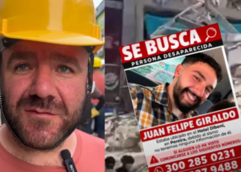 “El domingo se casa”: padre busca a su hijo entre escombros