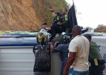 Accidente de tránsito involucró a la comandante de Policía Valle