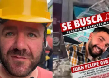 Hallaron sin vida a Juan Felipe Giraldo bajo los escombros