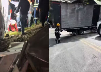 Transportaba ayudas para damnificados y sufrió un grave accidente