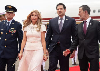 Colombia recibe a Marco Rubio: así fue su llegada a la sede presidencial