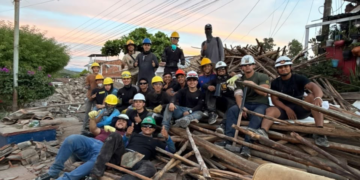 La colmena de jóvenes que está levantando a Roldanillo tras el terremoto