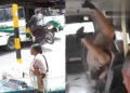 Motociclista que terminó dentro de un bus dejó abandonada la moto y no aparece