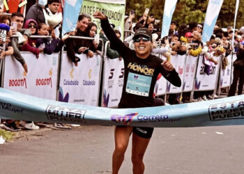 Sevillana superó a las mejores en la carrera de la mujer en Bogotá