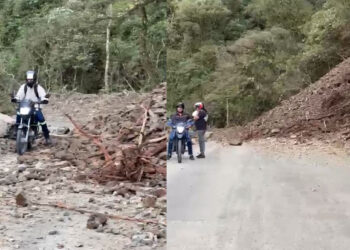 Vía al Lago Calima presenta afectaciones por nuevo derrumbe