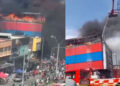Bomberos ya atienden incendio que genera pánico en el centro de Cali