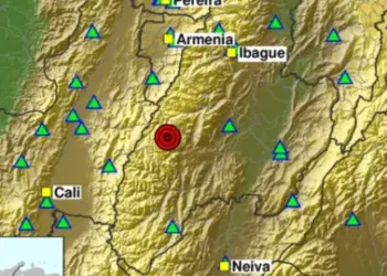 Temblor de 4,0 sacudió de nuevo Chaparral y se sintió en el Valle del Cauca