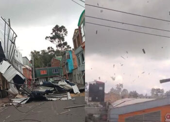 Vendaval en Funza dejó 156 viviendas afectadas y 842 damnificados