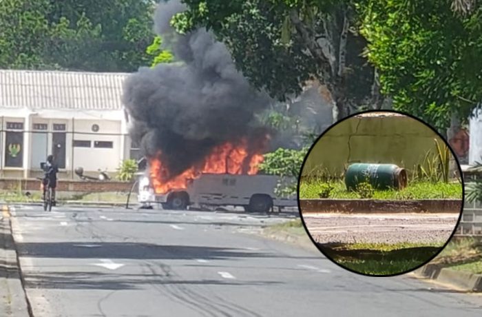 Confirman-atentado-con-bus-cargado-de-explosivos-contra-el-Batallón-Pichincha-en-Cali